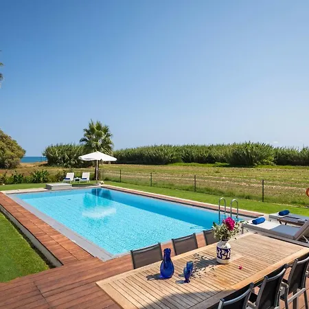 Blue Sea Luxury Villa Maleme  Exterior photo